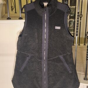 L.L. Bean Black Fleece Vest